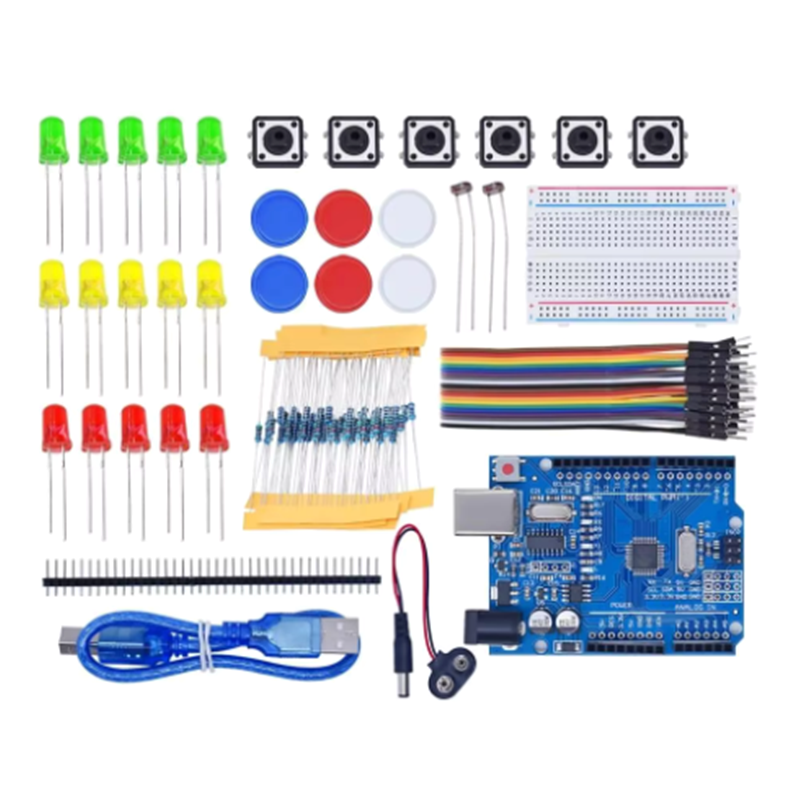 Lattepanda Sigma 32Gb - Uno r3ミニブレッドボードスターターキット、arduino用LEDジャンパーワイヤーボタン、DIY学校教育ラボ